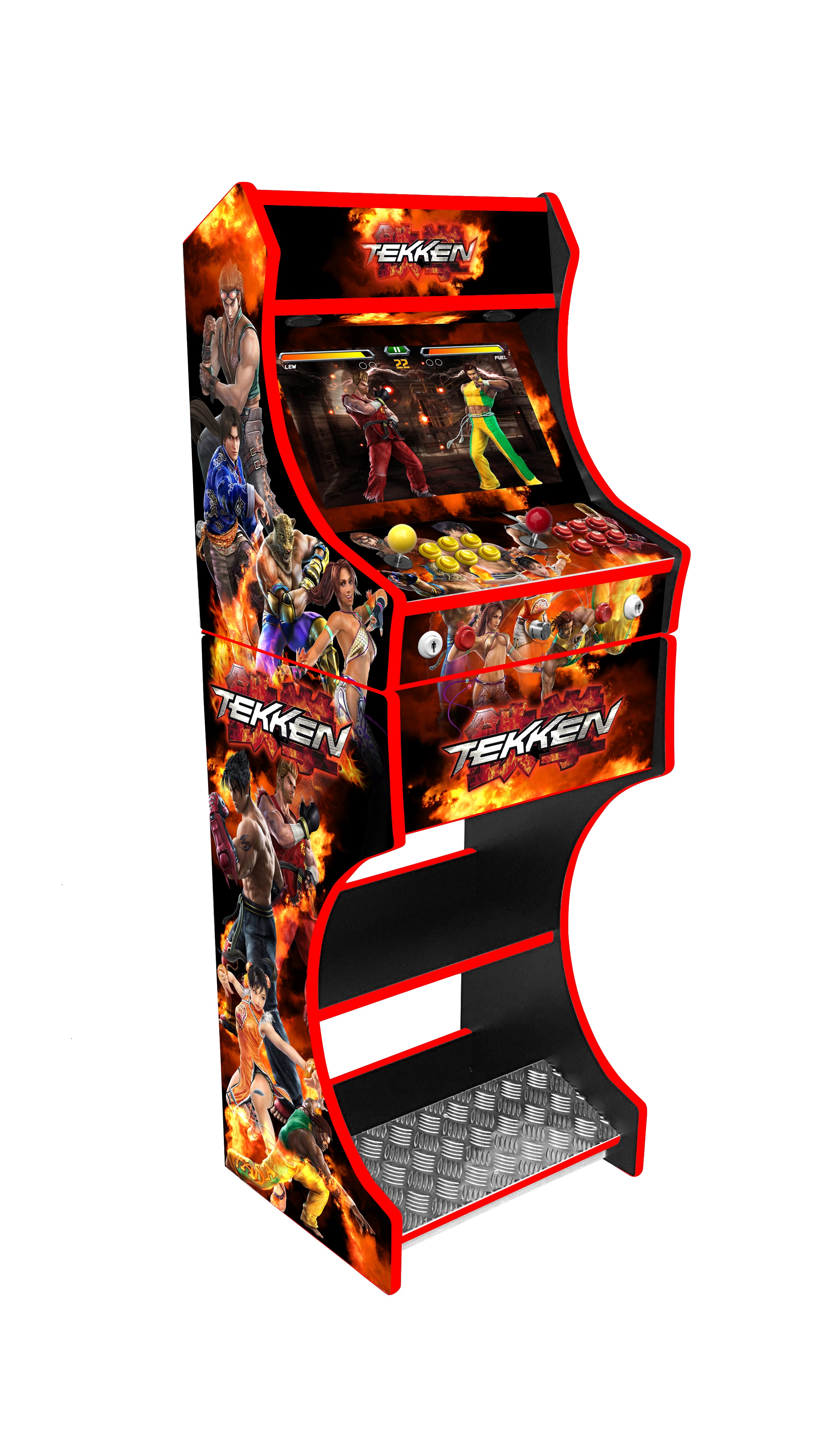 Tekken v1 Design Theme Arcade Machine Arcade Geeks